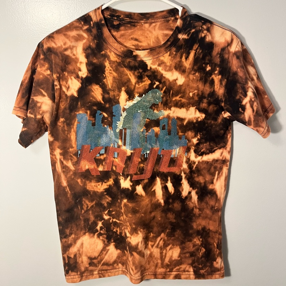 CUSTOM Acid Wash Kaiju (Godzilla) Kid’s T-Shirt